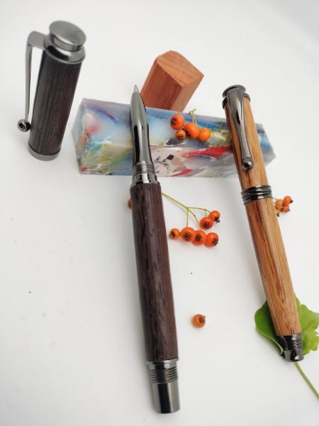 Stylo roller à fermeture à vis, fabrication artisanale