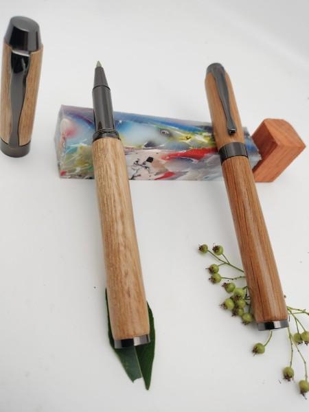 Stylo roller capuchon à vis, fabrication artisanale